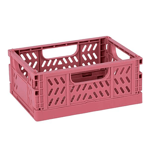 Apli Up North Pack de 4 Cajas de Plastico Plegables y Apilables - Tamaño 140x100x60mm - Ideal para Herramientas, Juguetes, Colada etc... - Colores Sur