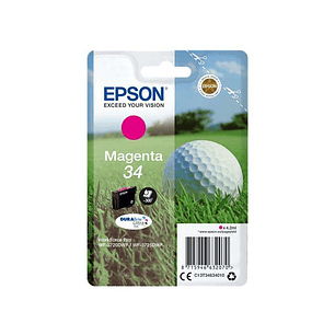 Epson T3463 (34) Magenta Cartucho de Tinta Original - C13T34634010