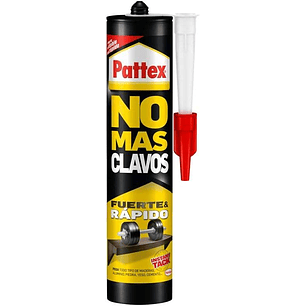 Pattex No Mas Clavos Cartucho 370gr - Adhesivo de Montaje Extra-Fuerte - Elimina la Necesidad de Clavos y Tornillos - Ideal para Trabajos de Bricolaje