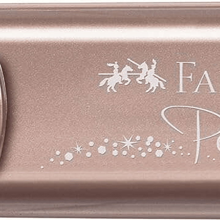 Faber-Castell Textliner 46 Metallic Marcador Fluorescente - Punta Biselada - Trazo entre 1mm y 5mm - Tinta con Base de Agua - Color Oro Rosa 1