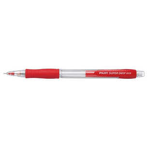 Pilot Portaminas SuperGrip H185 - Trazo 0.5mm - Mina HB - Cuerpo Rojo