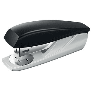 Petrus 210 Grapadora de Sobremesa - Grapa hasta 25 Hojas - Extraegrapas Integrado - Grapado Abierto, Cerrado y Clavado - Color Negro