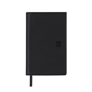 Finocam Ibis Agenda Plana - Anual 2026 - Formato Pl3 - 90x10x10mm - Semana Vista Horizontal - Color Negro
