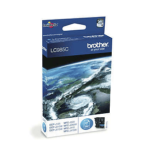 Brother LC985 Cyan Cartucho de Tinta Original - LC985CBP