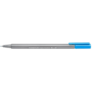 Staedtler Triplus Fineliner 334 Rotulador de Punta Fina - Trazo de 0.3mm - Tinta Base de Agua - Color Azul Claro