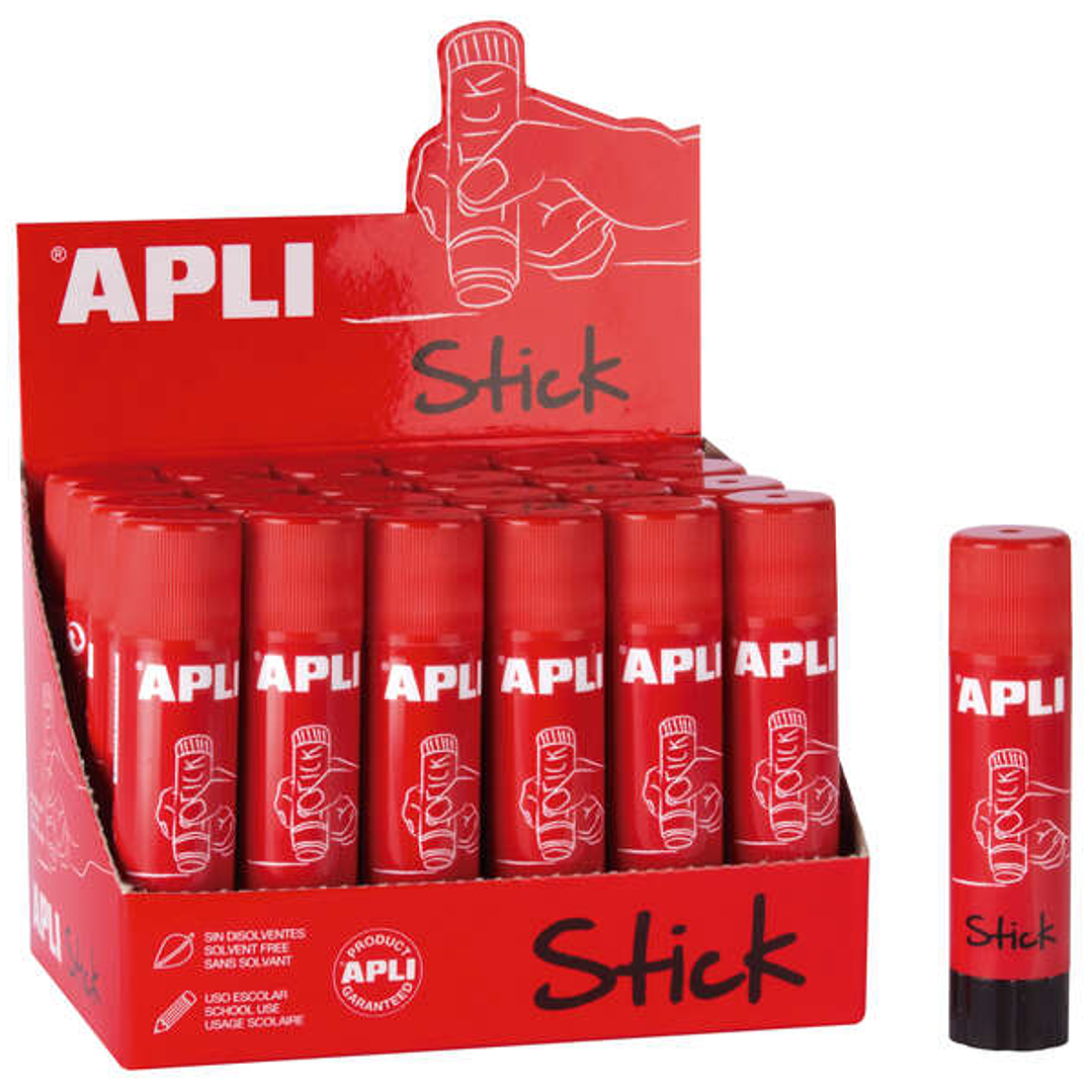 Apli Barra Pegamento Adhesivo 10g - Facil Aplicacion - Secado Rapido - Transparente 1