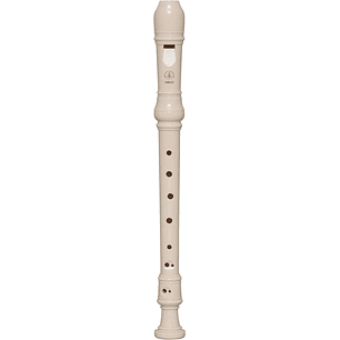 Yamaha YRS-23 Flauta Dulce - Fabricada en Plastico - Ideal para los mas Pequeños - Incluye Funda - Color Marfil