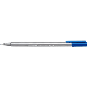 Staedtler Triplus Fineliner 334 Rotulador de Punta Fina - Trazo de 0.3mm - Tinta Base de Agua - Color Azul