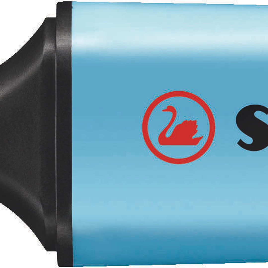 Stabilo Boss 70 Rotulador Marcador Fluorescente - Trazo entre 2 y 5mm - Recargable - Tinta con Base de Agua - Color Azul Fluorescente 1