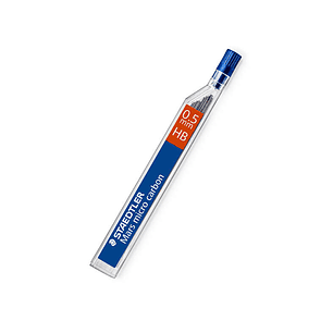 Staedtler Mars Micro Minas para Portaminas 0.5mm HB - Fuertes y Duraderas - Sin PVC - Apta para la Mayoria de Portaminas
