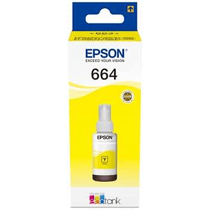 Epson T6644 Amarillo Botella de Tinta Original - C13T664440