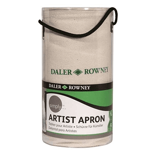 Daler Rowney Simply Delantal con 4 Bolsillos - Color Beige