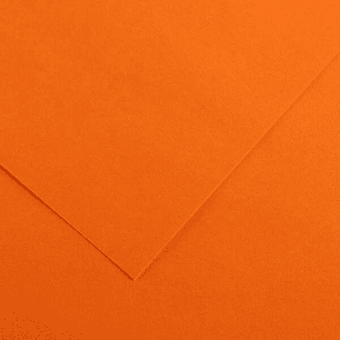 Canson Guarro Pack de 25 Cartulinas Iris de 185g - 50x65cm - Color Naranja