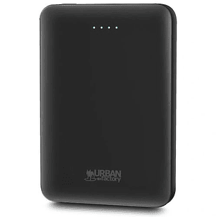 Urban Factory Juicee Max Powerbank 5000mAh - Entrada USB-C - Salida USB-C y USB-A - Color Negro