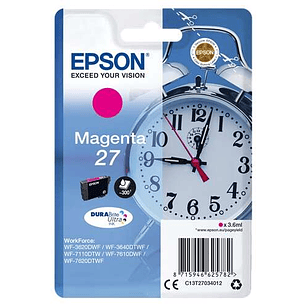 Epson T2703 (27) Magenta Cartucho de Tinta Original - C13T27034012