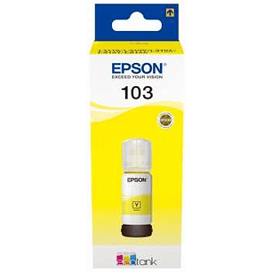 Epson 103 Amarillo Botella de Tinta Original - C13T00S44A10