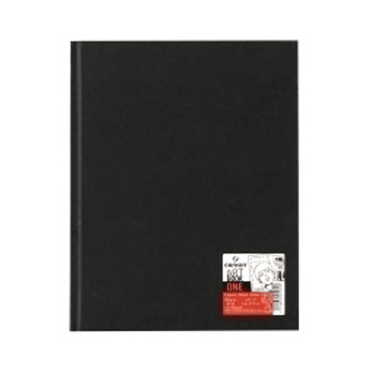 Canson Sketch One Cuaderno con 98 Hojas - 21.6x27.9cm - 100g - Grano Fino - Color Blanco 1