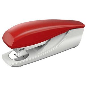 Petrus 235 Grapadora - Hasta 30 Hojas - Extraegrapas Integrado - Grapado Abierto y Cerrado - Color Rojo