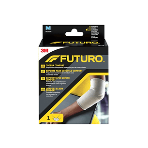 Futuro Comfort Codera - Talla M (25.4 - 27.9cm) - Transpirable - Elastico - Anatomico - Color Gris