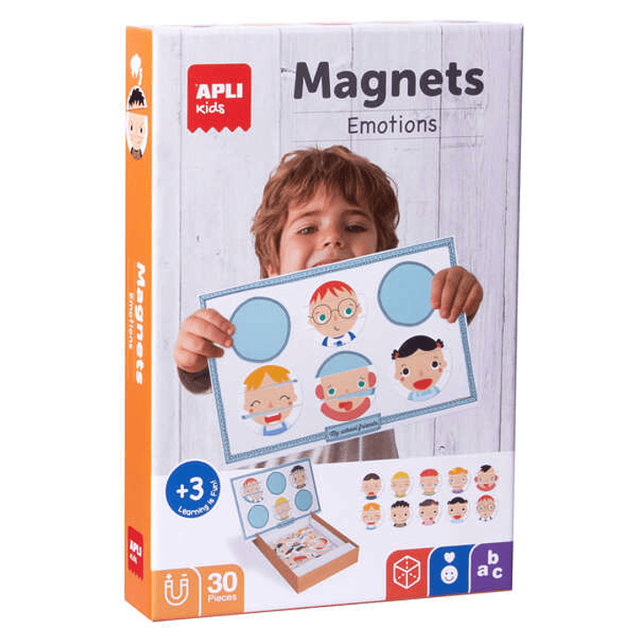 Apli Kids Juego Magnetico Emociones  - 30 Fichas Tematicas - Fomenta la Observacion y la Imaginacion - Recomendado para Niños a partir de 3 Años 1