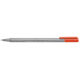 Staedtler Triplus Fineliner 334 Rotulador de Punta Fina - Trazo de 0.3mm - Tinta Base de Agua - Color Rojo Escarlata
