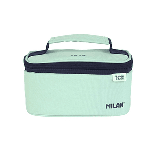 Milan Coleccion 430 Bolsa Isotermica Porta Alimentos 1,5L - Incluye 1 Recipiente para Alimentos - Interior Aislante Termico - Apertura Total - Color V