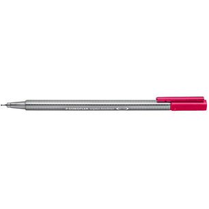 Staedtler Triplus Fineliner 334 Rotulador de Punta Fina - Trazo de 0.3mm - Tinta Base de Agua - Color Rojo Burdeos