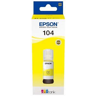 Epson 104 Amarillo Botella de Tinta Original - C13T00P440