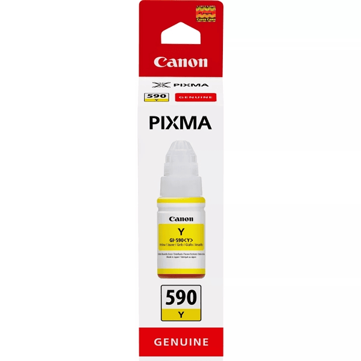 Canon GI590 Amarillo Botella de Tinta Original - GI590Y/1606C001 1