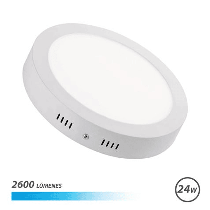 Elbat Downlight Circular sobre Pared LED 24W Luz Blanca - Color Blanco 1