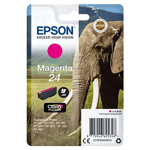 Epson T2423 (24) Magenta Cartucho de Tinta Original - C13T24234012