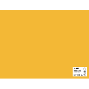 Apli Cartulina Amarillo Oro 50 x 65mm 170g 25 Hojas