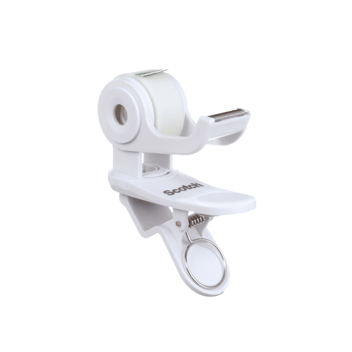 Scotch Dispensador de Pinza con Cinta Adhesiva - Para Cintas de hasta 19mm x 8.89m - Incluye Cinta Adhesiva - Color Blanco 1