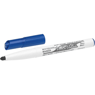 Bic Velleda 1741 Marcador para Pizarra - Punta de 4.5 mm - Trazo 1.4mm - Tinta con Base de Acetona - Borrado Optimo - Larga Duracion - Color Azul