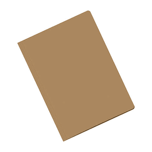 Dohe Pack de 50 Subcarpetas Cartulina de 170gr Folio - Con Ranura para Fastener - Resistente y Duradera - Color Marron - Con Ranura para Fastener - Re