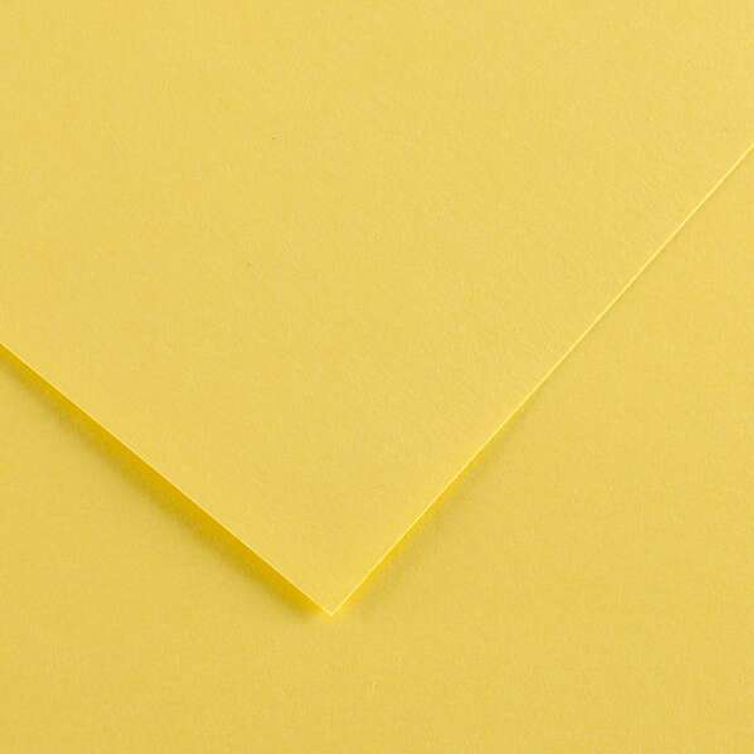Canson Guarro Pack de 25 Cartulinas Iris de 185g - 50x65cm - Color Amarillo Limon 1