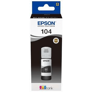 Epson 104 Negro Botella de Tinta Original - C13T00P140