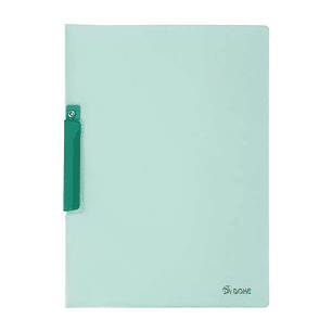 Dohe Dossier con Pinza Pivotante Tamaño A4 - Fabricado en Polipropileno Translucido de 450 Micras - Color Verde