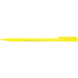 Staedtler Triplus Color 323 Rotulador de Punta Fina - Trazo 1mm Aprox - Tinta Base de Agua - Color Amarillo Neon