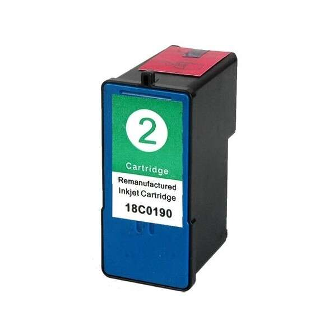 Lexmark 2 Color Cartucho de Tinta Generico - Reemplaza 18C0190 1