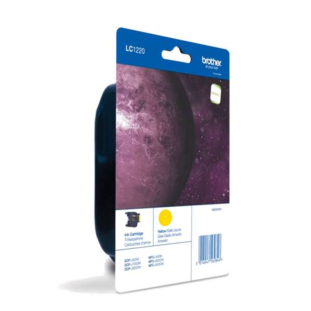 Brother LC1220 Amarillo Cartucho de Tinta Original - LC1220YBP 1