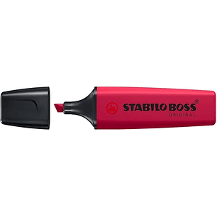 Stabilo Boss Naturecolors Wildflower Edition Marcador Fluorescente - Trazo entre 2 y 5mm - Tinta con Base de Agua - Color Rojo Borgoña