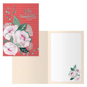 Dohe Pack de 6 Tarjetas de Felicitacion de Cumpleaños - 11.5x17cm - Impresion a Todo Color - Estampaciones con Pelicula de Color - Papel Offset Blanco