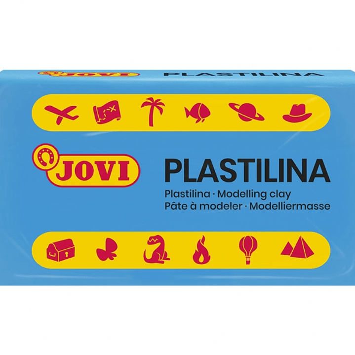 Jovi Caja de 30 Pastillas de Plastilina 50gr - Pasta Vegetal - No Se Seca - sin Gluten - Inocua - Facil de Moldear - Ideal para Figuras Voluminosas -  1