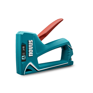 Novus J11 Clavadora/Grapadora - Para Grapas de 4 a 8mm - Carga Inferior con Desbloqueo de Seguridad - Indicador de Cantidad de Grapas Restante