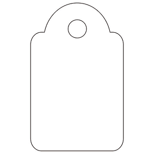 Apli Etiquetas Colgantes Blancas 15 x 24mm 1.000 U.