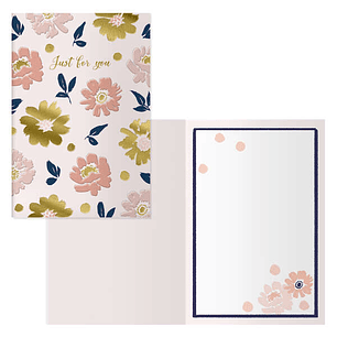 Dohe Pack de 6 Tarjetas de Felicitacion - 11.5x17cm - Impresion a Todo Color - Estampaciones con Pelicula de Color - Estampacion en Seco - Papel Offse