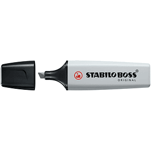 Stabilo Boss 70 Pastel Marcador Fluorescente - Trazo entre 2 y 5mm - Recargable - Tinta con Base de Agua - Color Gris Polvoriento