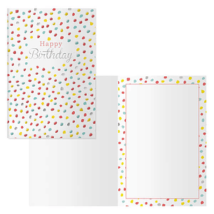 Dohe Pack de 6 Tarjetas de Felicitacion de Cumpleaños - 11.5x17cm - Impresion a Todo Color - Estampaciones con Pelicula de Color - Estampacion en Seco