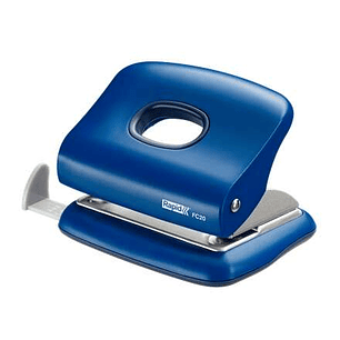 Rapid FC20 Taladro Perforador - Hasta 20 Hojas - Facil Vaciado - Punzones 5.5mm - Color Azul